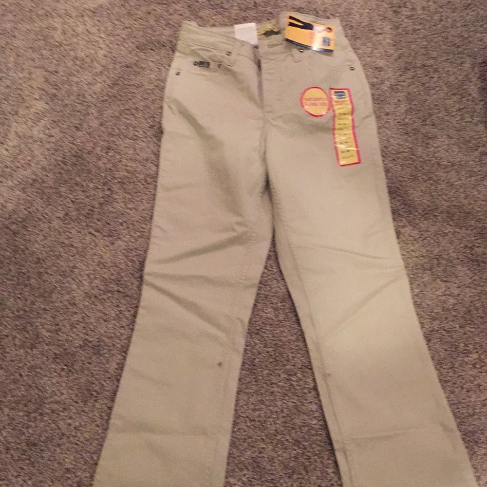 Rider lee khaki slimming pants